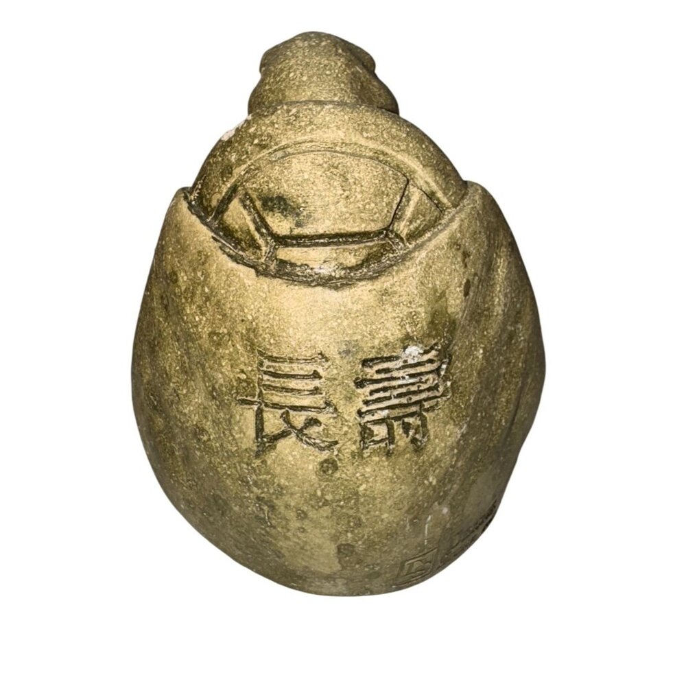 Designer stone Inc Turtle Figurine Stone Statue Home Decor 4" Rustic Finish - Picture 7 of 9